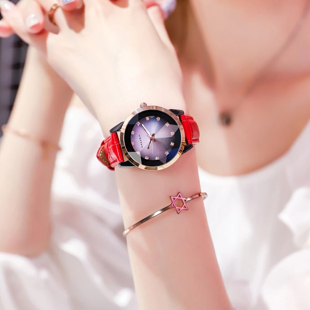 NAKZEN Women Watches Waterproof Black Ceramic Leather Luxury Fashion Ladies Quartz Watch Relogio Feminino Montre Femme 1027