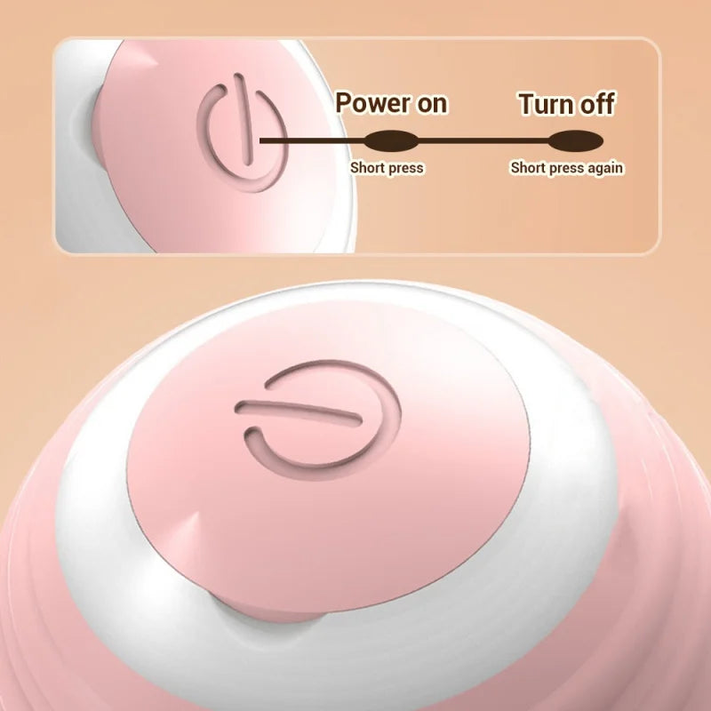 Interactive Gravity Rolling Ball for Cats and Dogs