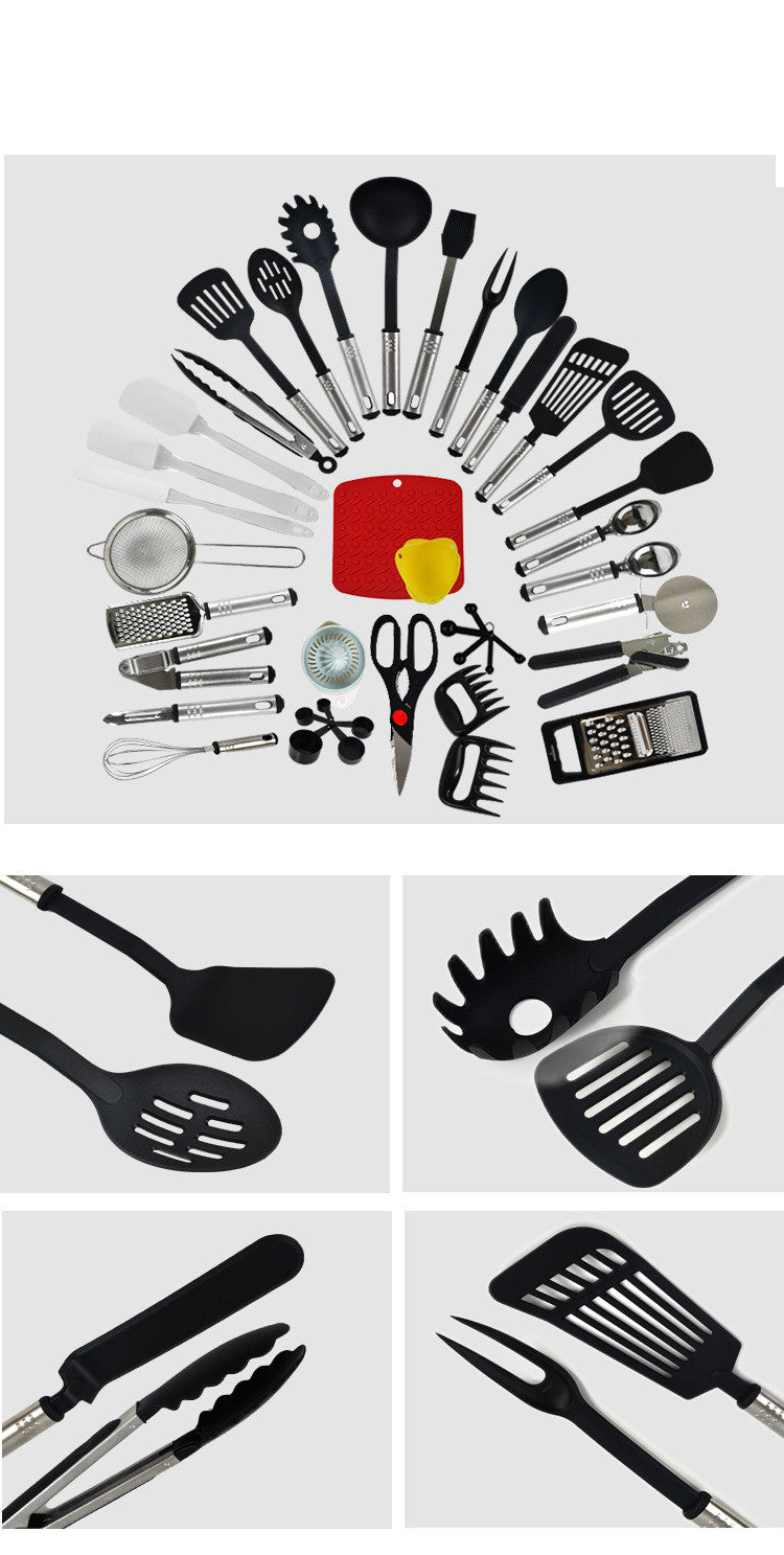 Light Luxury Nylon Kitchen Utensils Set
